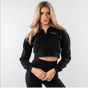 Alphalete 1/2 Zip Cropped Hoodie